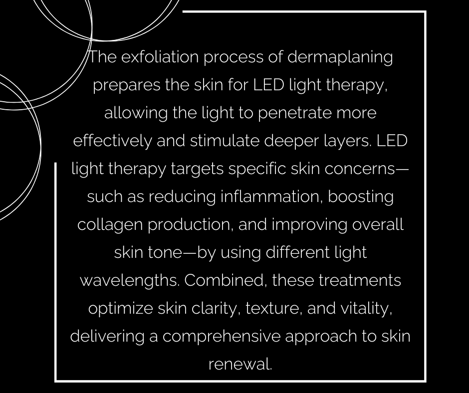 Dermaplaning light therapy 2