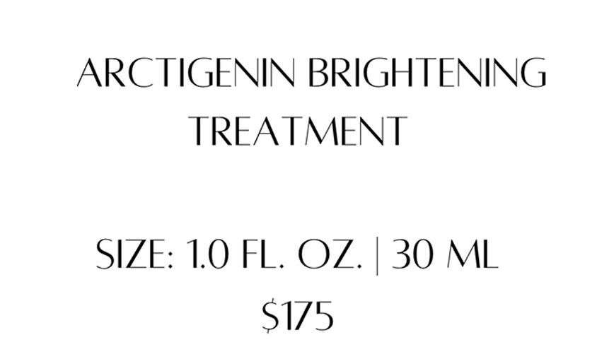 arctigenin brightening treatment